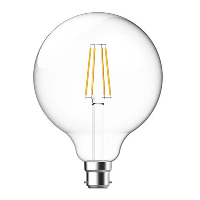 LED Globe 125mm 4.5W (40W) BC 2700K 220-240V Clear Tungsram