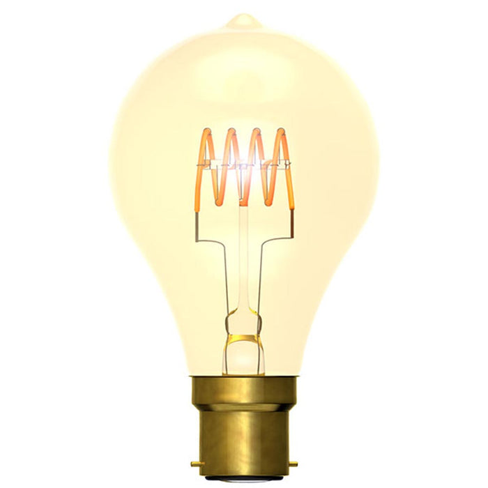 4W LED Vintage Soft Coil Amber GLS BC 2000K Dimmable