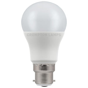 Crompton LED GLS Thermal Plastic 5.5W B22d Very Warm White Opal