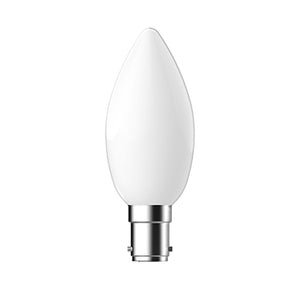 LED Filament Candle 2.5W (25W) SBC 6500K 220-240V Opal Tungsram