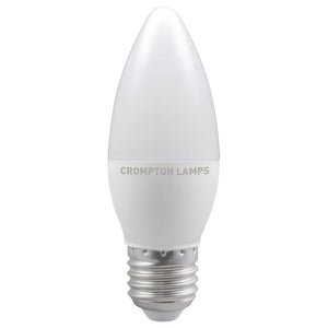 Crompton LED Candle Thermal Plastic 5.5W E27 Very Warm White Opal