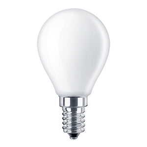 LED Filament Golf Ball 4.5W (40W) SES 4000K 220-240V Opal Tungsram