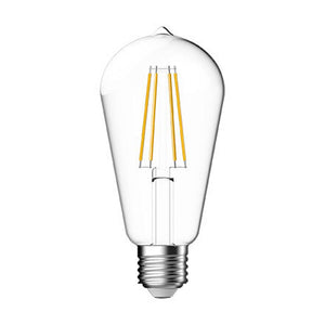 LED ST64 Lamp 10W (91W) ES 2700K 827 220-240V Clear Tungsram