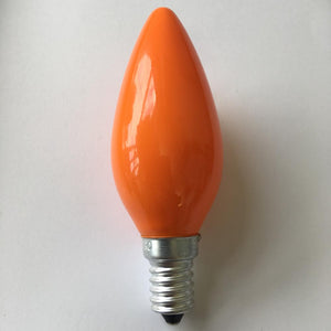 Candle 240V 25W SES Amber