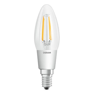 LED Filament Candle 4.5W (40W) E14 Very Warm White Clear Glow Dimmable