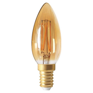 Girard Sudron LED Filament Candle 4W E14 240V Gold Dimmable