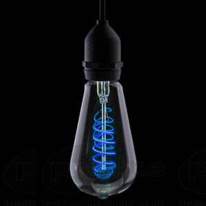 Prolite LED Squirrel Cage 110-240V 4W E27 Blue LED Filament Squirrel Cage prolite - The Lamp Company