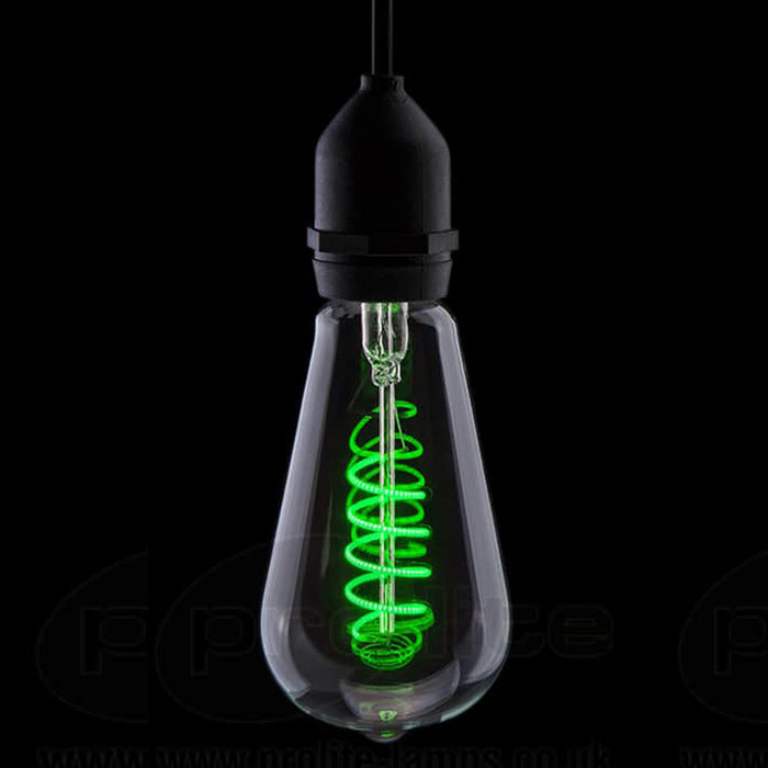 Prolite LED Squirrel Cage 110-240V 4W E27 Green