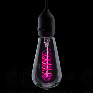 Prolite LED Squirrel Cage 110-240V 4W E27 Magenta LED Filament Squirrel Cage prolite - The Lamp Company