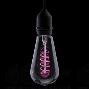 Prolite LED Squirrel Cage 110-240V 4W E27 Pink LED Filament Squirrel Cage prolite - The Lamp Company