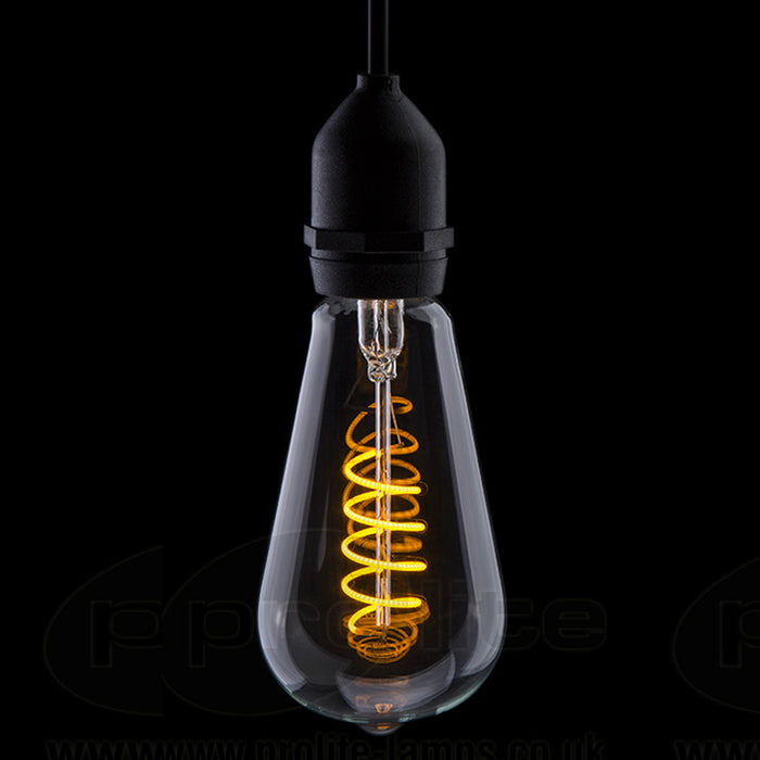 Prolite LED Squirrel Cage 110-240V 4W E27 Yellow