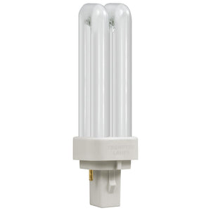 Crompton CLD10SW - CFL Double Turn D Type • 10W • 3500K • G24d-1 2-Pin