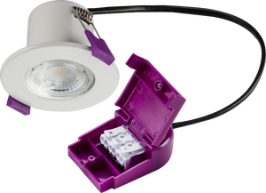 Knightsbridge CFR5WW 230V IP65 5W Fire-Rated LED Dimmable Downlight 3000K