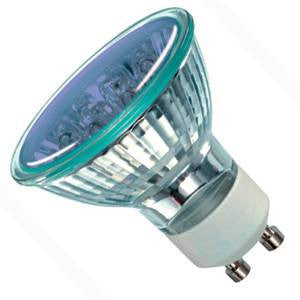 P16L2-R-BE - 20 LED GU10 - 240v 1.5W Red LED Bulbs Bell - The Lamp Company