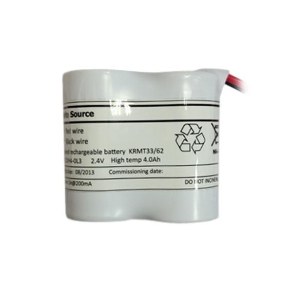 BA-2/4000DHA-CA Emergency 2 Cell Battery Side By Side 2.4v 4.0ah