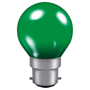 Crompton ROU15GBC-GLZ - Colourglazed Round • 15W • Green • BC-B22d