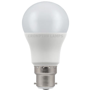 Crompton 11717 - LED GLS Thermal Plastic • 8.5W • 2700K • BC-B22d