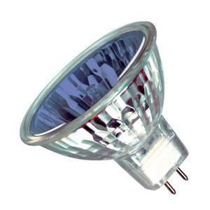 Pack of 10 - Dichoric Reflector 50w 12v GU5.3 Casell Lighting Blue MR16 50mm 12° Light Bulb Halogen Bulbs Casell - The Lamp Company