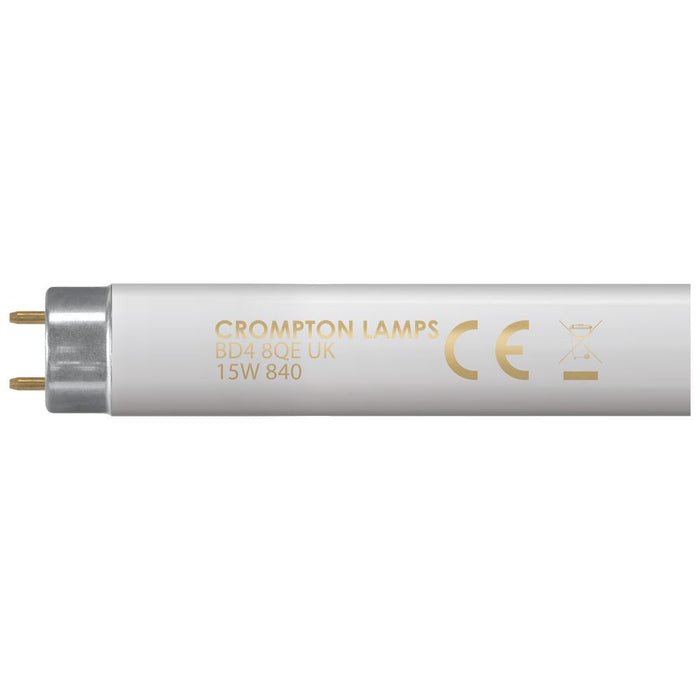 Crompton FT1815SPCW - Fluorescent T8 Triphosphor 18" • 15W • 4000K • G13