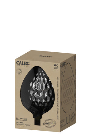 Calex 425984 - Sevilla Titanium LED lamp 4W 60lm 2100K Dimmable