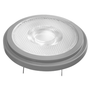 AR111-LED for exchange with 12V halogen lamps, warm white light, 24°, dimmable, base G53  RADIUM - Easy Control Gear