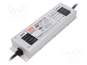 ELG-200-12A - Mean Well LED Driver ELG-200-12 192W 12V