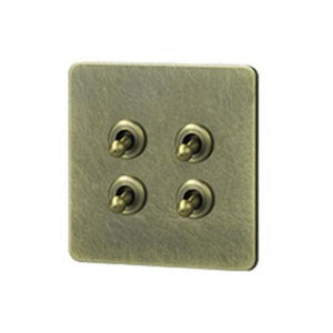 4g Aged Copper Toggle Switch Caradok - Georgian - Copper Caradok - The Lamp Company