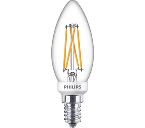 Philips CLA LEDCandle DT6-40W E14 CRI90 B35 CL LED Bulbs Philips - The Lamp Company