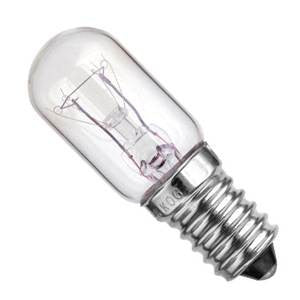 APP15SES-BE - 240v 15w E14 T25X49mm Clear Oven Light Bulbs Bell - The Lamp Company