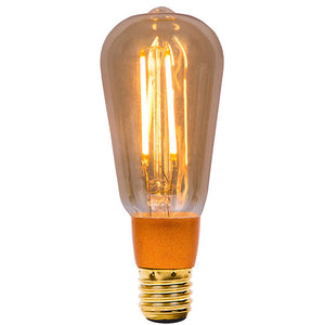 BELL Dimmable LED Vintage Squirrel Cage Lamp 240V 4W E27 Gold