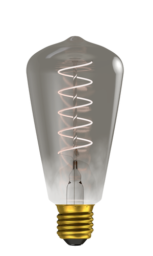 Bell 60030 - 4W LED Vintage Soft Coil Squirrel Cage Dimmable - ES, Gunmetal, 4000K