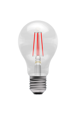 Bell 60066 - 4W LED Coloured Filament GLS - ES, Red