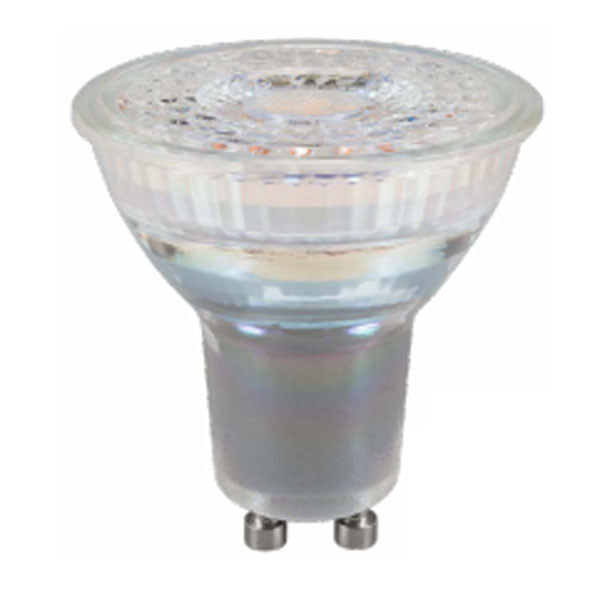 Crompton LED Glass GU10 5.5W 50 Degrees 3000K-2200K Dim to Warm