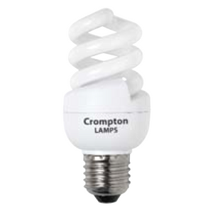 Crompton Mini Spiral 8W E27 Very Warm White