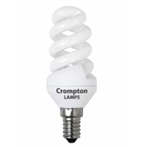 Crompton Mini Spiral T2 11W E14 Very Warm White