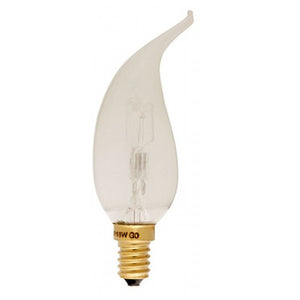 Girard Sudron Bent Tipped Candle CV4 46W SES Translucent