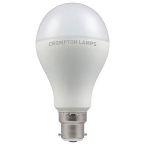 Crompton LED GLS Thermal Plastic 12W B22d Daylight Opal Dimmable