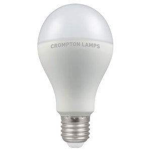 Crompton LED GLS Thermal Plastic 12W E27 Very Warm White Opal Dimmable