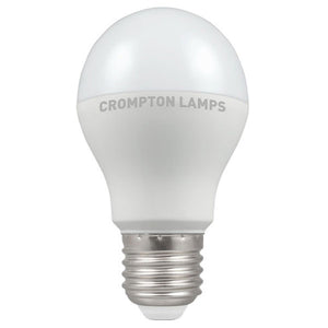 Crompton LED GLS Thermal Plastic 6W E27 Very Warm White Opal
