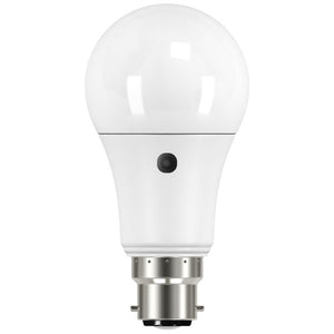 Bell 9W B22d Opal Very Warm White LED Photocell GLS
