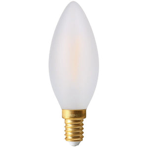 Girard Sudron LED Smooth Flame Candle 4W E14 Frosted Very Warm White Dimmable