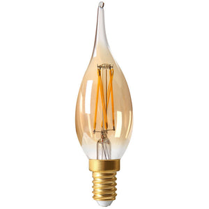 Girard Sudron GS4 LED Filament Candle 4W Amber E14 Very Warm White Dimmable