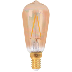 Girard Sudron LED Edison Filament 1W 105lm E14 Amber Lamp