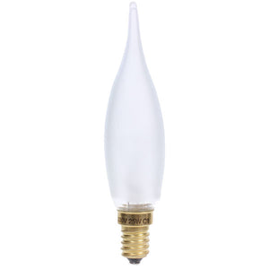 Girard Sudron Candle  GS2 25W E14 Frosted Straight Tipped