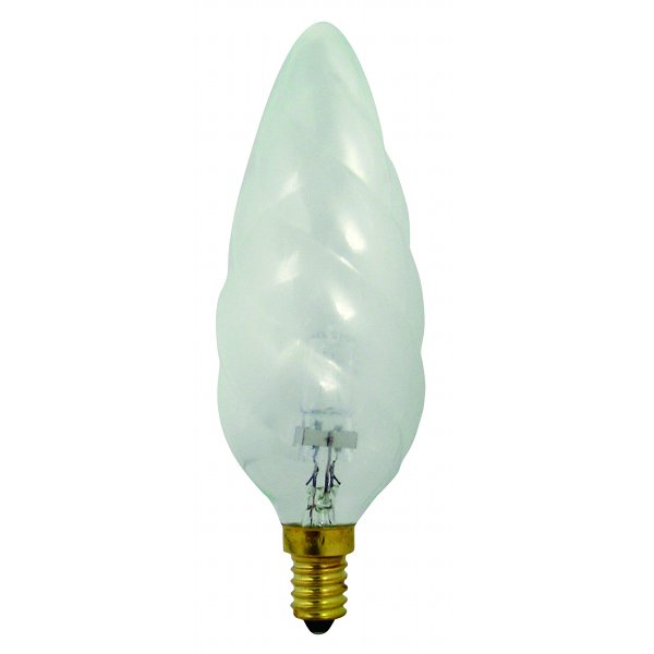 Girard Sudron Flame Twisted Candle 30W SES Translucent