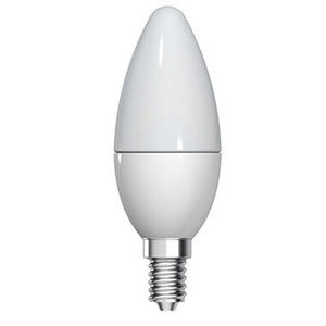 GE LED Candle B35 4W SES Opal Very Warm White Dimmable
