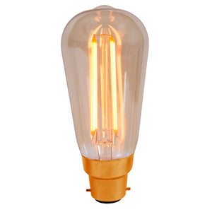 BELL LED Vintage Squirrel Cage Lamp 240V 4W B22d Gold