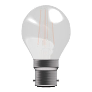 Bell 060100 - 4W LED Filament Round - BC, Satin, 2700K Bell Light Bulbs bell - The Lamp Company