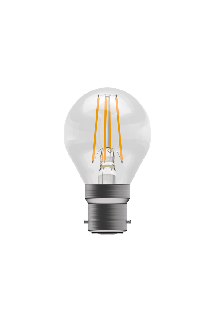 Bell 60121 - 4W LED Filament Clear Round - ES, 4000K
