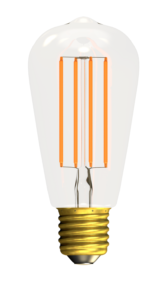 Bell 60133 - 4W LED Filament Squirrel Cage Clear Dimmable - ES, 2700K